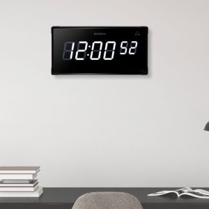 디지털벽시계 전자 무소음 거실 사무실 인테리어 벽걸이LED시계 0815