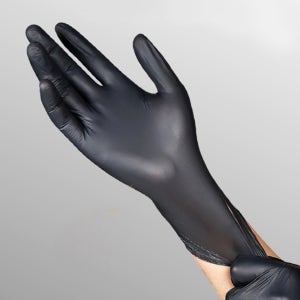 라텍스 니트릴장갑 100매 블랙 화이트 방역 요리 미용실 정비소등 다용도 일회용 장갑