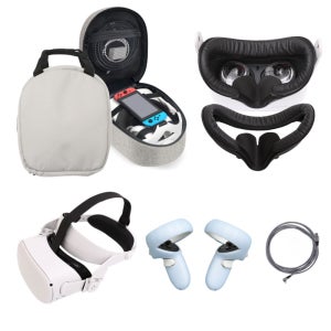 오큘러스 퀘스트2 악세사리 5종 풀세트 스카이 KIT-OQ-01