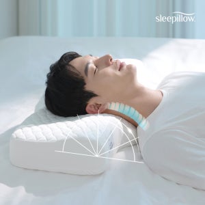 슬리필로우 경추베개 스탠다드 목디스크 거북목 일자목 코골이 옆으로자는 깊은잠 기능성베개