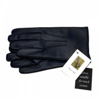 Merola Gloves (메롤라 글러브) - Man Navy Napa Leather Touch Gloves (남성 나파 가죽 터치 장갑)