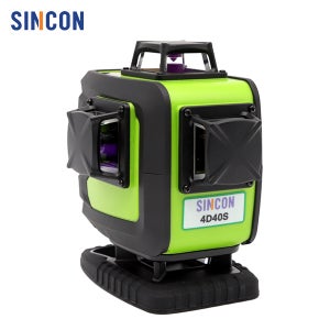 신콘 그린 빔 레이저 레벨기 SINCON 4D-40S BT 전자 라인 센서 레이져 측정기