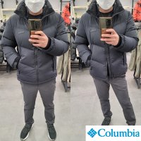 컬럼비아 구스 다운 자켓 숏 패딩 가벼운 거위털 점퍼 이월 남성 여성 공용 C143096