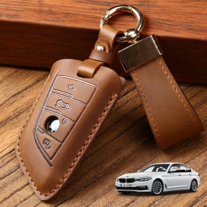 BMW G30 스마트 키케이스 브루주아 가죽 키홀더