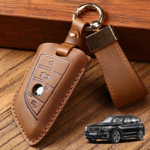 BMW X3 스마트 키케이스 브루주아 가죽 키홀더