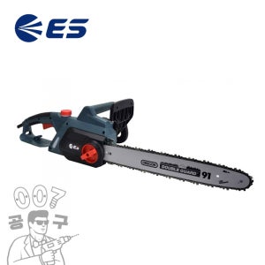 ES산업 전기 체인톱 2200W 오레곤바 체인톱 포함 CHS116