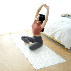 휴팡 1+1 PVC 요가매트 양면 폴딩형 홈트 운동 필라테스 폴더 논슬립 층간소음 매트