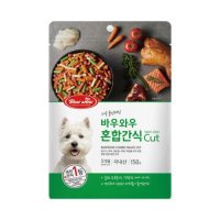 강아지 바우와우 혼합Cut 150g 애견 소프트 간식