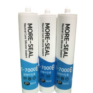 모아 실리콘 E-7000 유리글레이징용 백색