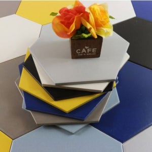 200x230mm 육각 헥사곤 단색 자기질타일 1BOX/20장