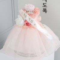 하우트 3단 프리미엄 미스코리아 기저귀케이크(드레스,티아라,기저귀 포함) 출산선물 백일선물 돌선물