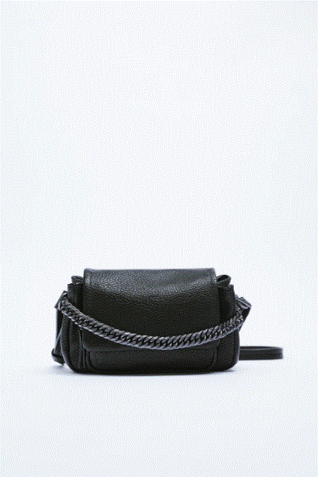 rigid mini duo crossbody bolsa zara