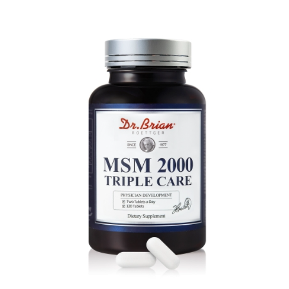 닥터브라이언 뼈건강 <b>MSM2000 트리플케어</b> 120정 2개월분
