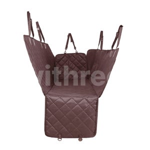 위드레오 애견카시트 대형견카시트 차시트 뒷좌석 풀커버 방수 메쉬창 브라운, XL(특대형)