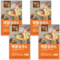 동원 면발의신 해물 칼국수 4팩 코스트코 멸치 바지락 조개 즉석 칼국수 라면 밀키트 택배