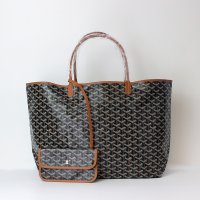 고야드 생루이백 GM 블랙 브라운 GOYARD SAINT LOUIS BAG GM STLOUIGMLTY01CL03P