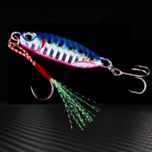 루어 어시스트훅 메탈지그 광어 농어 어필 40g 블루