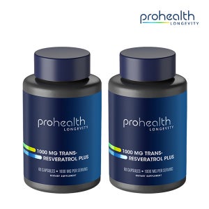프로헬스 트랜스 레스베라트롤 1000mg (PH528) 60캡슐, 2개