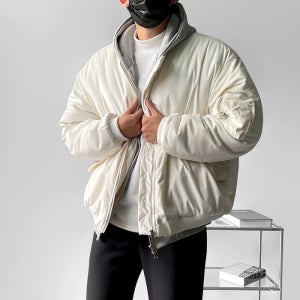 빅헤비오버 벨벳항공 패딩자켓 점퍼 - 5color