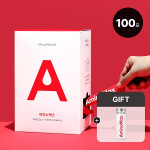 맥스메이드 아미노맥스 운동선수 아미노산 보충제 BCAA 아르기닌 포도, 100포, 1개