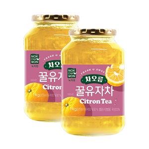 차오름 꿀유자차 1kg 2개세트