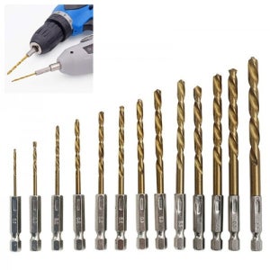 육각 트위스트 드릴비트 드릴날 목재 공구 스테인레스 13개세트 BC