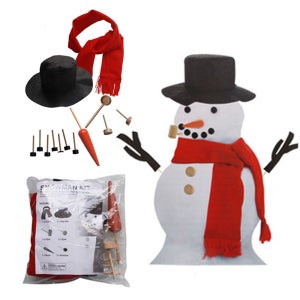 크리스마스 DIY 눈사람 만들기 키트 세트(15개입)