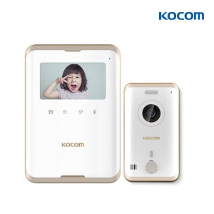 코콤 비디오폰 아파트 인터폰 4.3인치 KCV-R431E 초인종세트 아날로그 4선방식