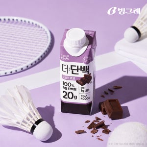 빙그레 더단백 드링크 단백질음료 초코, 250ml, 18개