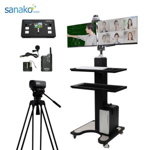 강사추적 수업 자동녹화 카메라 컴퓨터 스위처 무선마이크 모니터 OKCast ePTS10