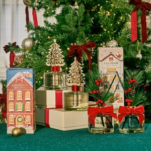 [2+2] 코코도르 크리스마스 디퓨저 200ml 4개 l 연말 파티 집들이 선물 산타쿠키