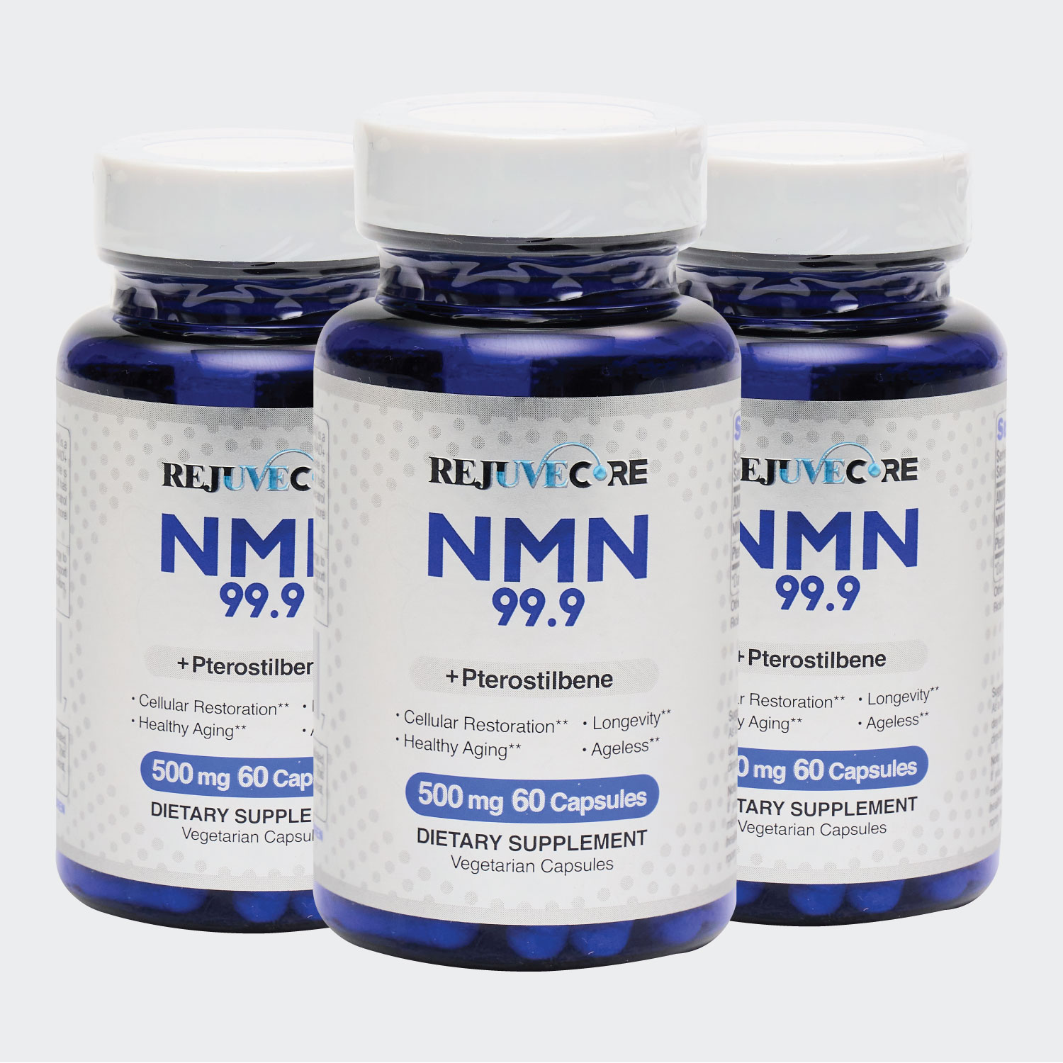 NMN <b>프테로스틸벤</b> 고순도99.9 500mg, NMN영양제 180정