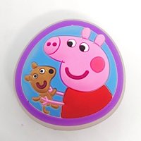 [국내 배송] peppa pig 페파피그 크록스 반짝 반짝 LED 지비츠 장식