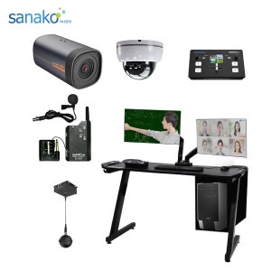 OKCast ePTS20 강의 강사추적 수업자동녹화 카메라 스위처 무선마이크 듀얼모니터