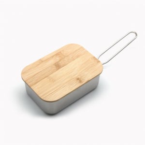 휴캠핑 접이식 대나무 도마 사각 반합 캠핑 도시락