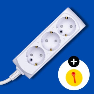 거성산업Gs&tap 지앤탭 접지3구 10M 10호 멀티탭 16A