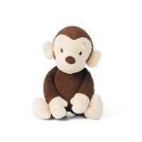 WWF CUB CLUB 마고 아기 원숭이 애착 인형 브라운 - 22cm 세계자연기금