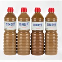 더젓갈 국내산 진젓 4종 (원액) 800ml 1.8L 4L 잡어 멸치 확석어 갈치 진젓