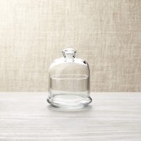 [Crate & Barrel] 크레이트앤배럴 라운드 버터보관용기 버터디쉬 유리 뚜껑포함 Covered Butter Dish