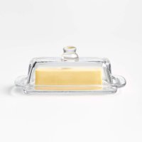 [Crate & Barrel] 크레이트앤배럴 직사각형 버터보관용기 Rectangular Glass Butter Dish