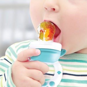 실리콘 유아 아기 국민 과일 과즙망 치발기 [쥬시망]