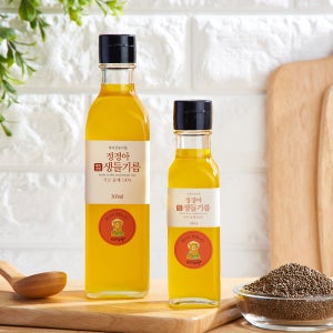 정경아 들기름 찐 생들기름 오메가3 비건지방식 저온압착 당일착유 국산들깨 300ml, 1개