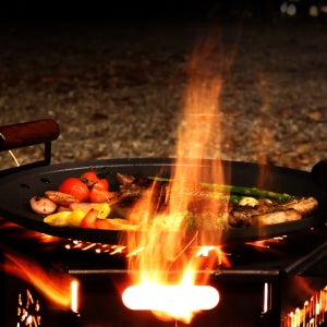 이탈리코 무쇠 캠핑 그리들 38cm