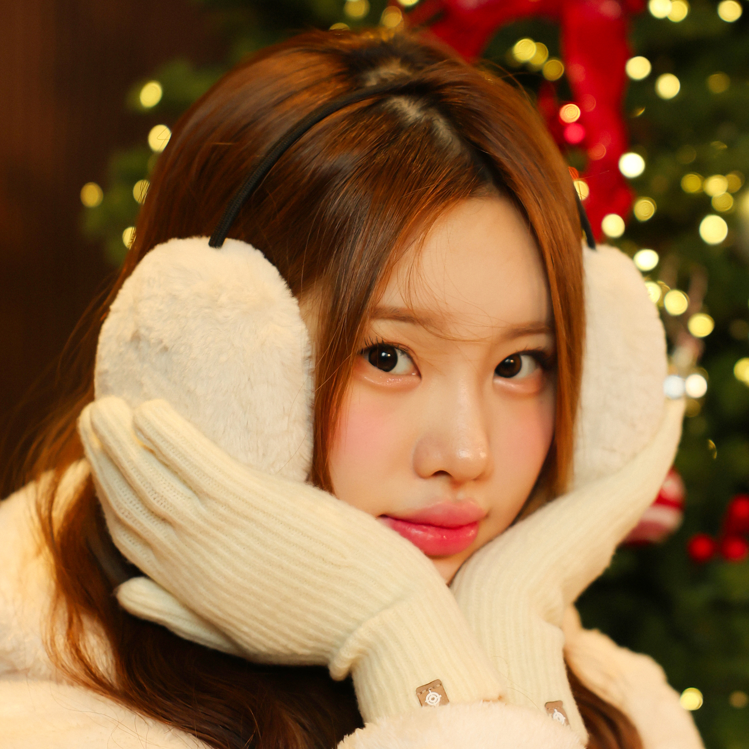 포근한 겨울 귀마개 방한 귀도리 여자 귀돌이 여성 이어머프