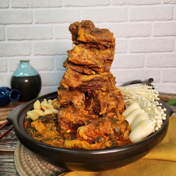 봉순 우거지 감자탕 미나리 보양식 3.7kg 심플 우거지감자탕(사리소스없음) 얼큰한맛