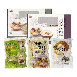 홍푸드 김수미 밥은 먹고 다니냐 오색 수라상 국내산쌀 천연재료 새해 떡국 선물세트