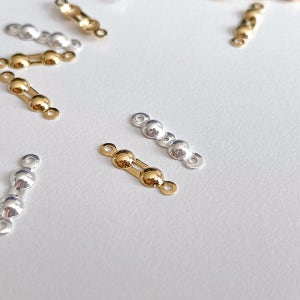 비즈공예 실버925 올챙이캡 비드팁 구멍지프 목걸이만들기 재료 부자재 비드 beads