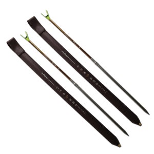 신기루 골드 1-2단 민물 낚시 받침대 2개 세트