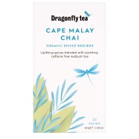 Dragonfly Tea Cape Malay Chai Spiced Rooibos 드래곤플라이티 케이프 말레이 차이 스파이스드 루이보스 20티백 4팩