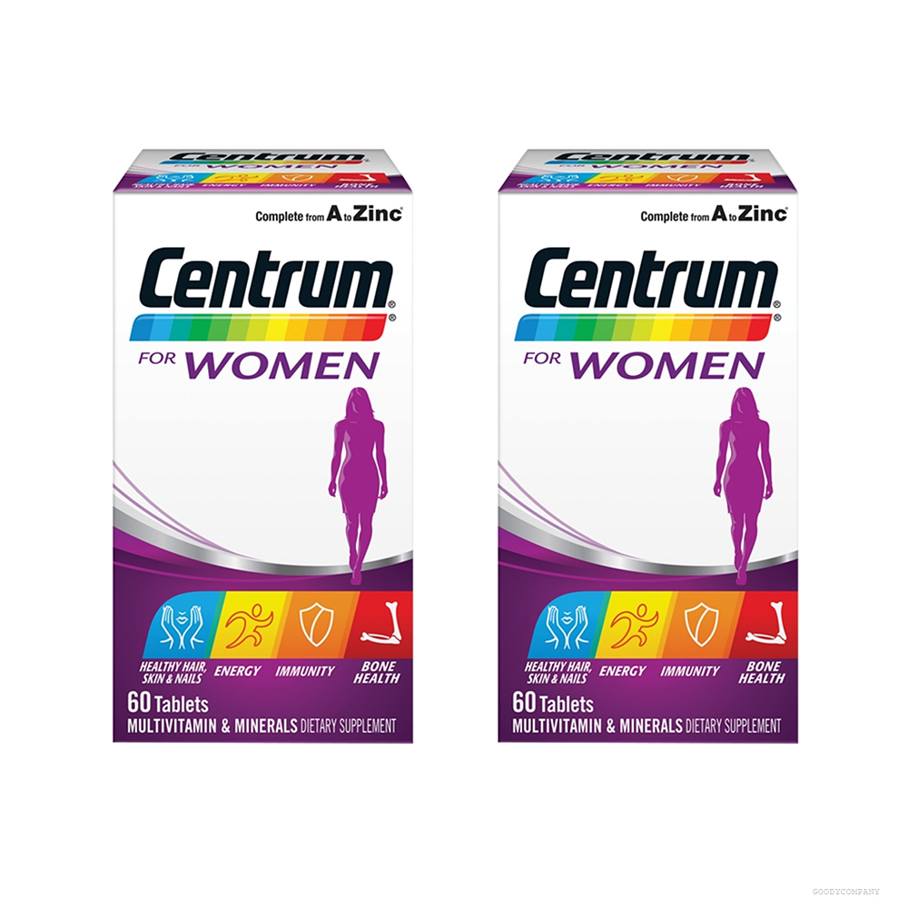 Centrum women 센트룸 뉴질랜드 어드밴스 멀티비타민 우먼 60정 2팩